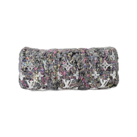 Louis Vuitton Keepall XS Monogram LV Felt Tweed 2WAY Shoulder Bag Handbag Gray - Picture 5 of 9